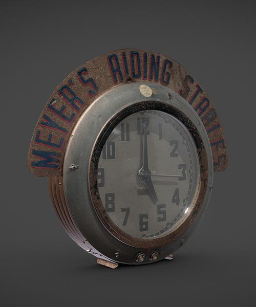 3D Reconstruction – Meyer’s Riding Stables Clock